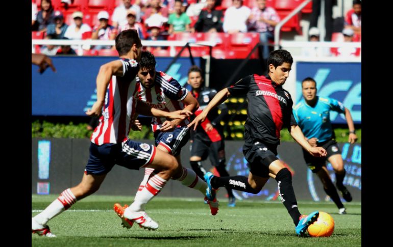 Hasta el momento, Morelia lleva la delantera con la anotación de Jorge Zárate. EFE /