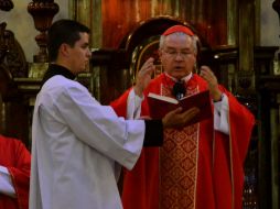 'El más importante de esta semana mayor es Jesucristo', aseveró el arzobispo de Guadalajara, durante la misa de Domingo de Ramos.  /