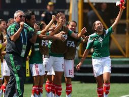 González controló el balón a las afueras del área por el lado izquierdo, y sacó un disparo al lado contrario. Foto: @FIFAWWC. ESPECIAL /