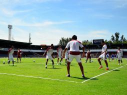 El técnico del conjunto, Ayestarán indicó que sus pupilos están convencidos de llegar a la instancia final. ARCHIVO /