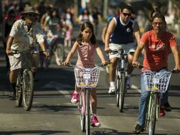 La Vía RecreActiva se realizará de manera normal durante Semana Santa y Pascua. ARCHIVO /