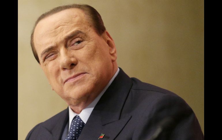 Debido a su avanzada edad (77 años), Berlusconi no ingresará en prisión. AFP /