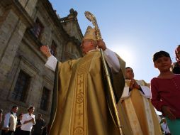 El Cardenal indica que la condición de la Iglesia de Guadalajara está en buen estado en número de fieles, vocaciones y sacerdotes.  /