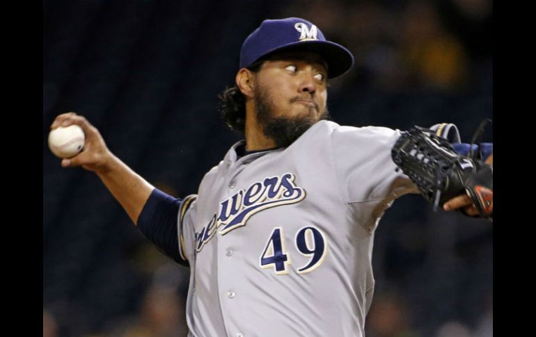 Yovani Gallardo permitió un jonrón productor de dos carreras en la primera entrada. AP /