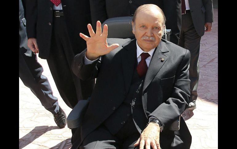 El presidente Abdelaziz Buteflika fue electo por la ciudadanía una vez más. EFE /