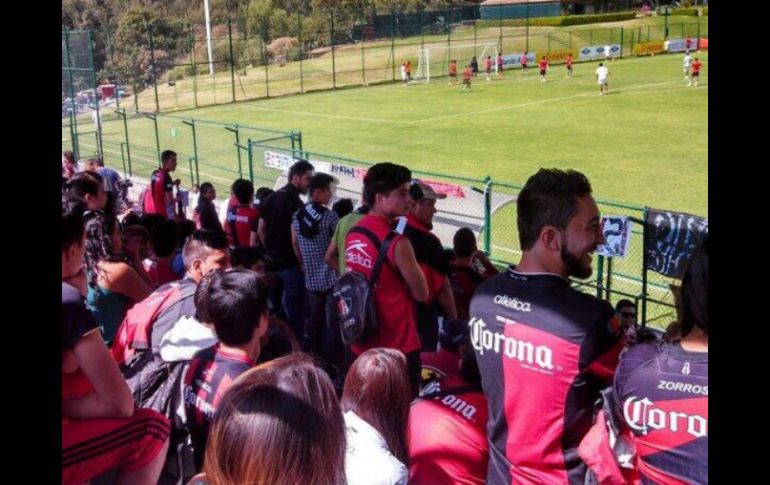 Los fanáticos aprovecharon la temporada vacacional para ver entrenar a sus Zorros.  /