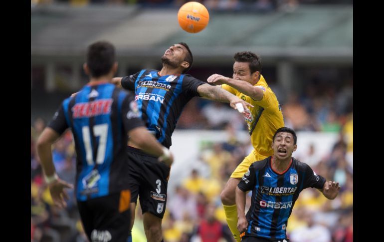 El Querétaro empata a cero goles con las Águilas del América. MEXSPORT /