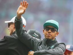 Hamilton lleva tres victorias consecutivas de Fórmula 1 en lo que va del año. EFE /