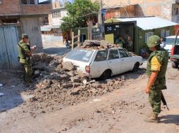 Varias viviendas, sobre todo las construidas con adobe, quedaron destruidas. ARCHIVO /