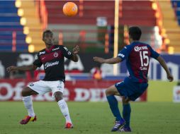 Fidel Martínez marcó el primer gol del equipo fronterizo al minuto 53. MEXSPORT /