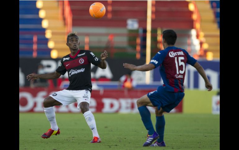 Fidel Martínez marcó el primer gol del equipo fronterizo al minuto 53. MEXSPORT /