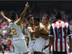 Luego de su derrota ante Pumas, a Chivas le queda ganar lo que le resta y esperar combinación de resultados. NTX /