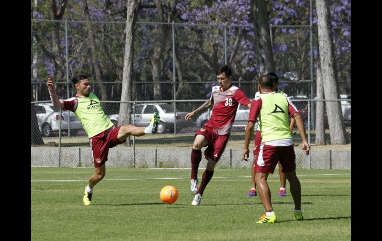 Aspecto de un entrenamiento de Estudiantes Tecos. ARCHIVO /