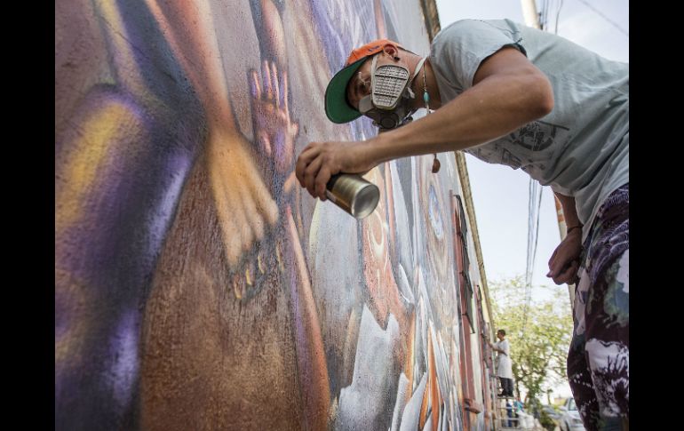 'Satrok' quien a 22 años de asestada la herida a Guadalajara, decidió plasmar esa narración y, aún mejor: hacer de ella un homenaje.  /