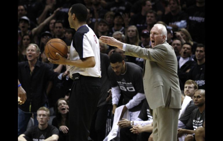 Gregg Popovich obtuvo 59 votos para llevarse el primer lugar. AP /