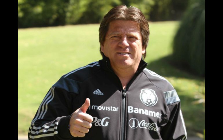 Herrera, técnico de la selección mexicana. ARCHIVO /