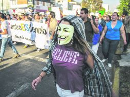 Alzan la voz.  La llamada #MarchaContraelSilencio tuvo eco entre los jóvenes. En Guadalajara se reunirán el sábado.  /