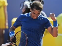 Rafael sudó y sufrió para lograr avanzar en el torneo. AFP /