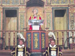 LA VOZ DE LOS POBRES. Poniatowska conmovió ayer con su discurso del Premio Cervantes, dedicado a los desfavorecidos. AFP /