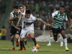 En el partido del Estadio Corona, el marcador fue 2-0 a favor de Lanús AP /