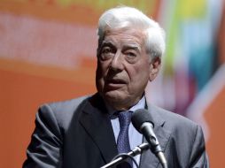 Vargas Llosa participó en una conferencia en Caracas sobre libertad y democracia. AFP /