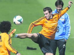 Ancelotti considera que Gareth Bale el extremo británico ''está un poco débil''. EFE /