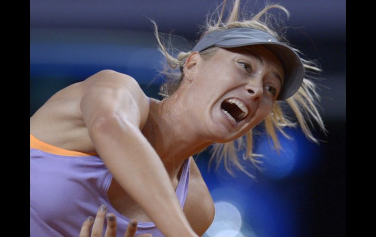 Maria Sharapova avanza por tercer año consecutivo a la final del torneo de Stuttgart, Alemania. AFP /