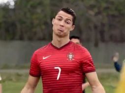 Cristiano Ronaldo durante una de las escenas en el comercial ESPECIAL /