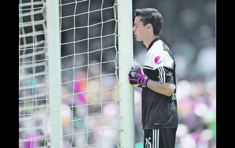 Antonio Rodríguez vivió en este Clausura 2014 su primer torneo como el titular de marco rojiblanco y podría quedarse sin Liguilla. MEXSPORT /