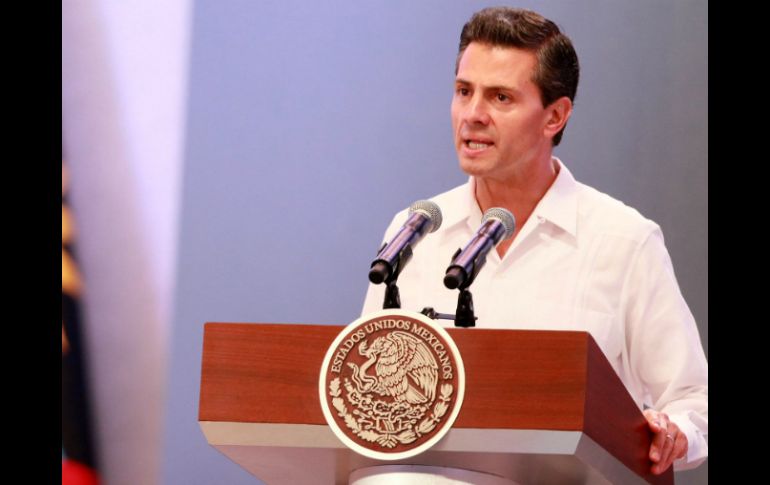 Peña Nieto resalta el interés de los países de la Caricom por estrechar la relación en la región caribeña. EFE /