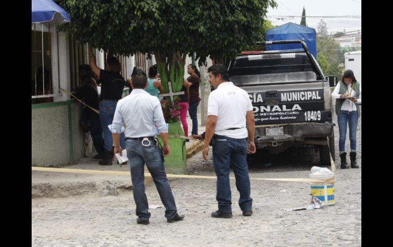 En el lugar se encontraron dos casquillos del calibre .9 milímetros.  /