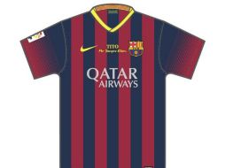 Este será el jersey que utilizarán los jugaodres del club catalán. ESPECIAL /