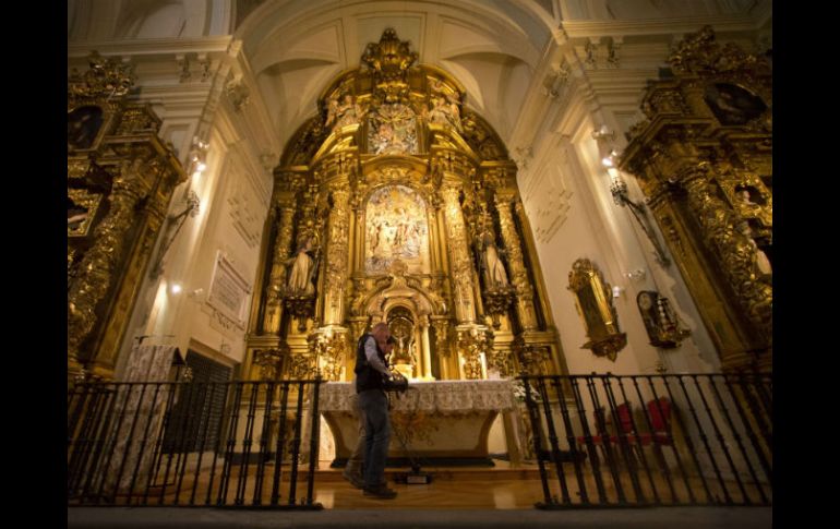 Se sabe que, en cumplimiento de su deseo, Cervantes fue enterrado en la iglesia conventual de las Trinitarias de Madrid. ARCHIVO /