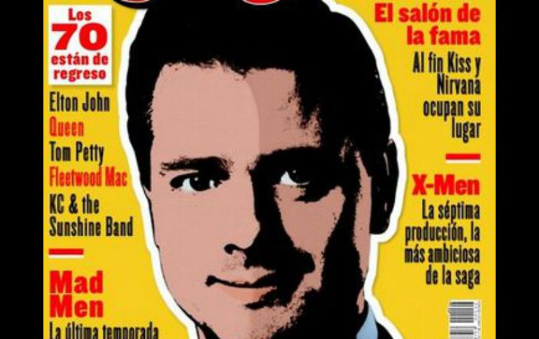 El Presidente Peña Nieto es la portada de la revista ''Rolling Stone'' México en su edición de mayo. ESPECIAL /