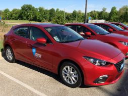 La caravana de Mazda sigue sorprendiendo a su paso por los Estados Unidos.  /