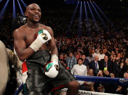 Floyd Mayweather venció a Marcos Maidana en el MGM Grand. AFP /