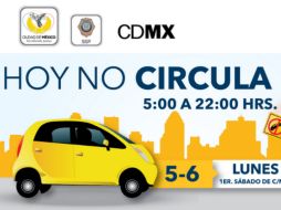 No podrán circular los vehículos con engomado color amarillo y terminación de placas en 5 y 6. ESPECIAL /