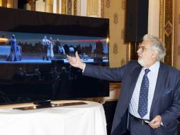 Plácido Domingo asegura estar emocionado y orgulloso de formar parte de ese salto tecnológico. EFE /