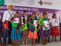 En gira por Nayarit, Rosario Robles aseguro que el programa Oportunidades no apoyará a mujer que tengan muchos hijos. ESPECIAL /