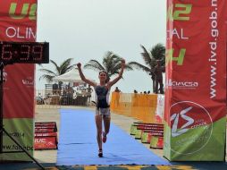 Vanessa de la Torre de la categoría 16 a 19 años, fue quien consiguió el oro del grupo del cual siempre estuvo al frente. ESPECIAL /