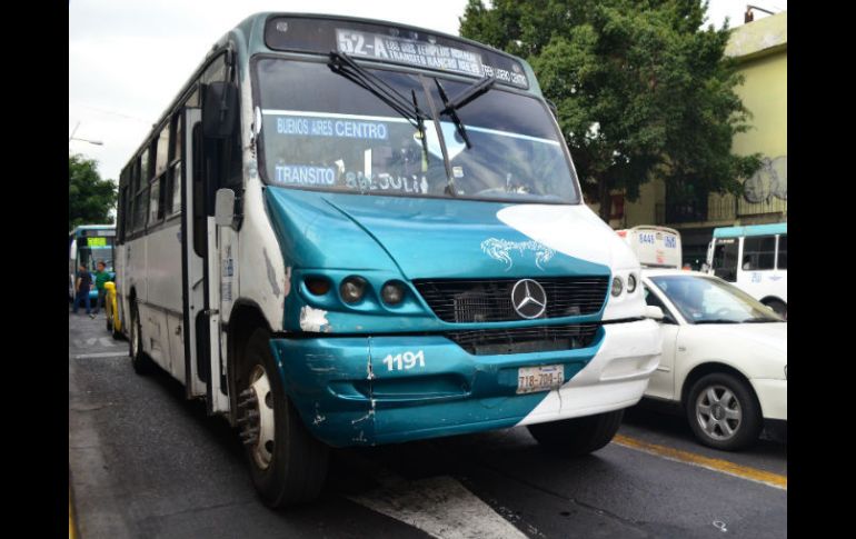 Subrayan que continuarán las inspecciones laborales a las rutas del transporte público de la ZMG. ARCHIVO /