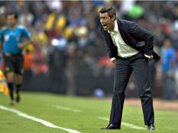 Caixinha se dice sorprendido. Critica a su equipo el cual, según su parecer, no entendió que está en juego el boleto a la gran final. MEXSPORT /