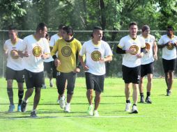 Los Leones Negros continúan con su concentración en sus instalaciones de La Primavera.  /