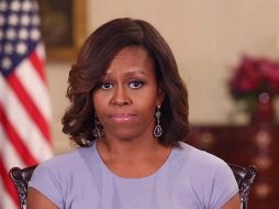 La señora Obama afirma que los secuestros de las adolescentes es un acto inmoral que quiere evitar que las mujeres estudien. EFE /