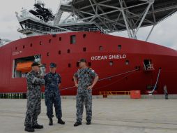 El Ocean Shield efectuó un recorrido en la zona de búsqueda, pero no se han encontrado restos del avión. AFP /