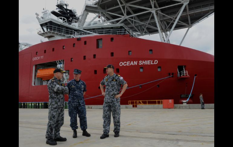 El Ocean Shield efectuó un recorrido en la zona de búsqueda, pero no se han encontrado restos del avión. AFP /