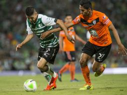 Santos Laguna no dejó de pelear hasta el último momento. MEXSPORT /