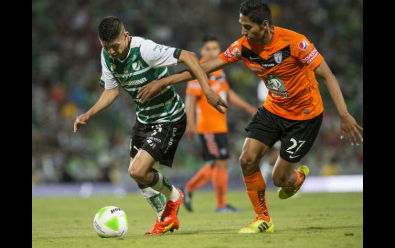 Santos Laguna no dejó de pelear hasta el último momento. MEXSPORT /