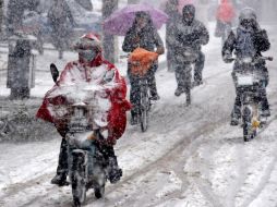 Advierten que las nevadas pudieran ser intensas y húmedas para derribar ramas y cables del tendido eléctrico. ARCHIVO /