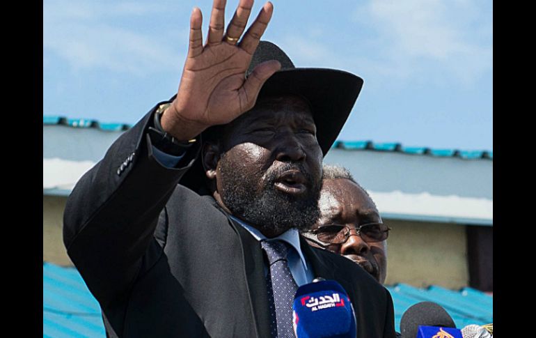 El presidente Salva Kiir es acusado por rebeldes de hipócrita o y de no tener control de sus fuerzas. AFP /